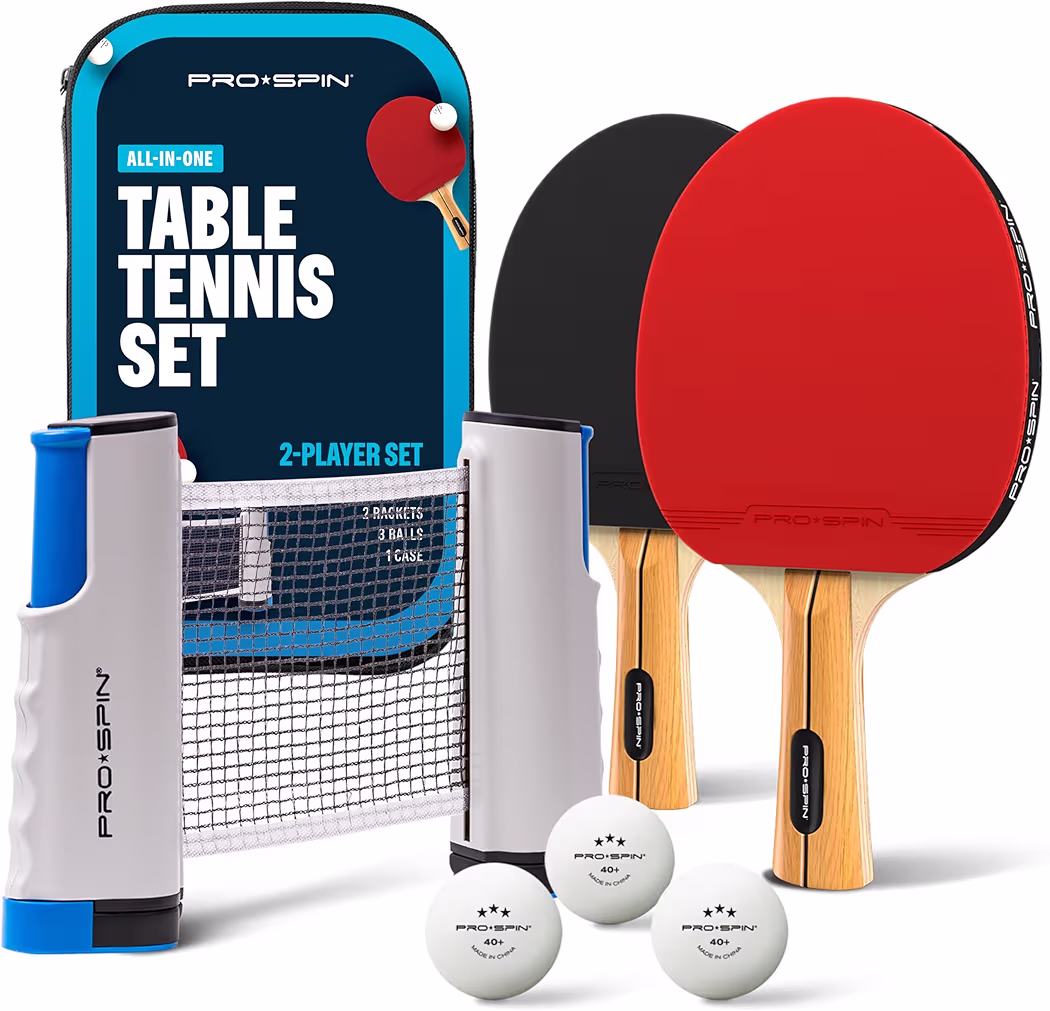 PRO-SPIN Portable Ping Pong Set